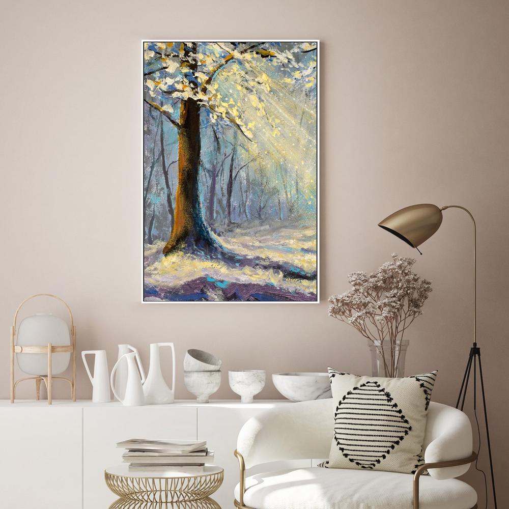 Shining Light, Hand-Painted Canvas