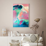Peaks of Pastel, Style B, Hand-Painted Canvas