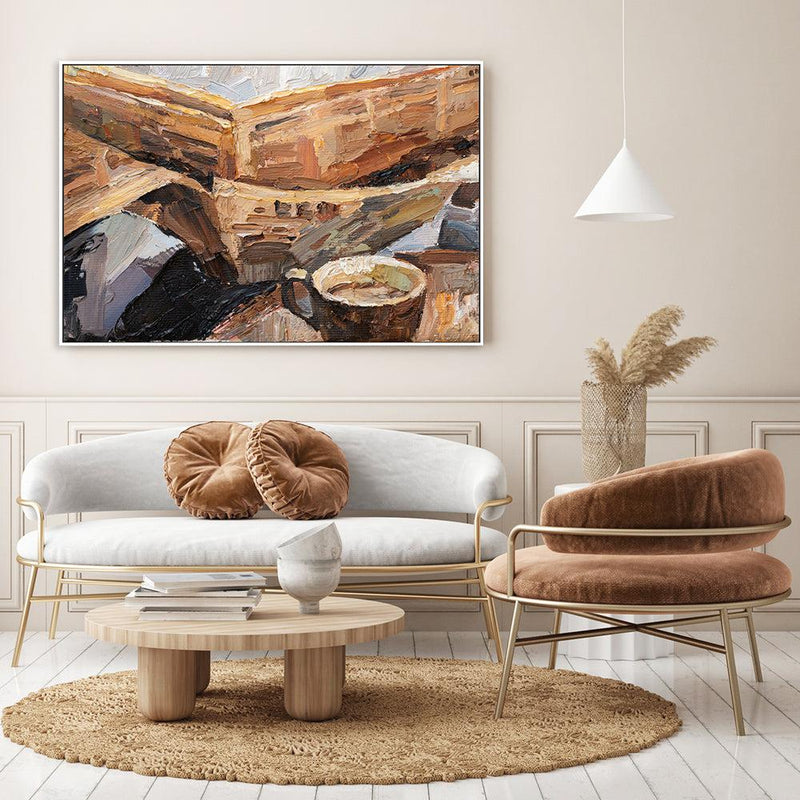 The Morning News , Hand-painted Canvas