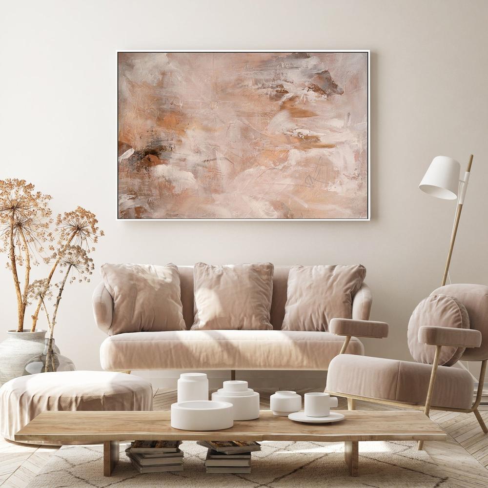 Neutral Notions, Hand-Painted Canvas