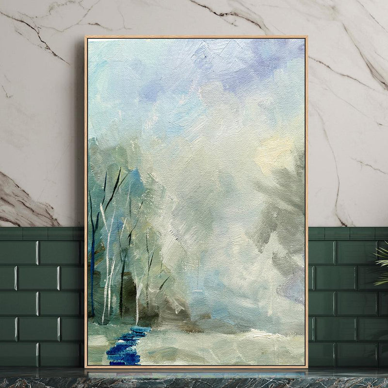 Forest Day , Hand-painted Canvas
