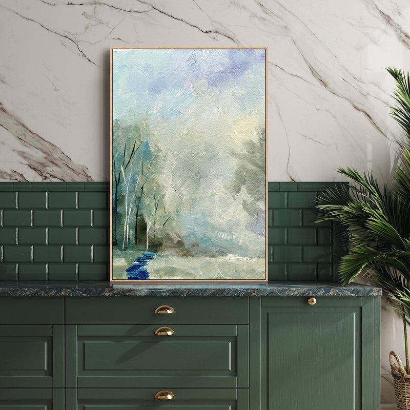 Forest Day , Hand-painted Canvas