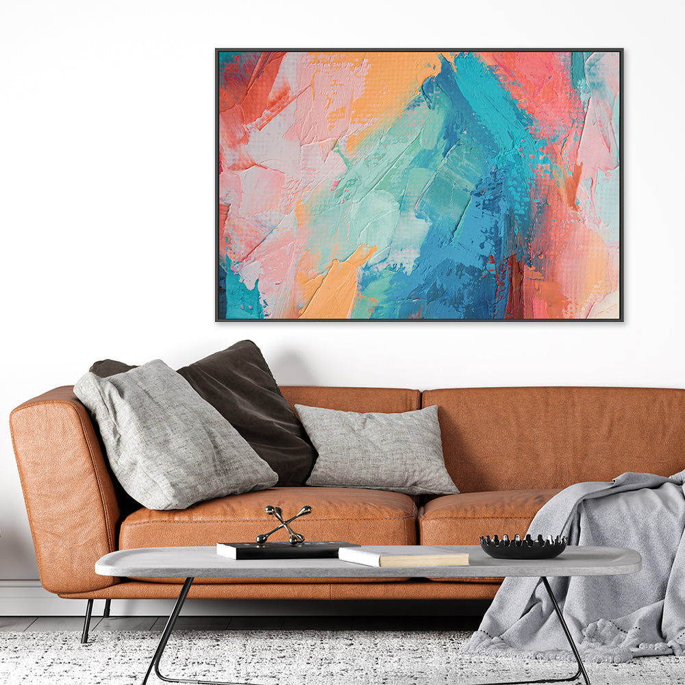 Pastel In My Mind, Hand-Painted Canvas