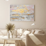 Blushing Gold, Hand-Painted Canvas