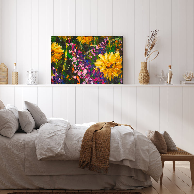 Fresh As A Daisy, Hand-Painted Canvas