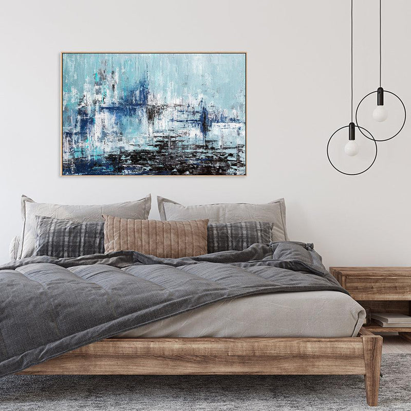 Frozen Time , Hand-painted Canvas