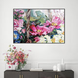 Flower Picking , Hand-painted Canvas