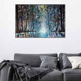 A Forests Reflection, Style A, Hand-Painted Canvas
