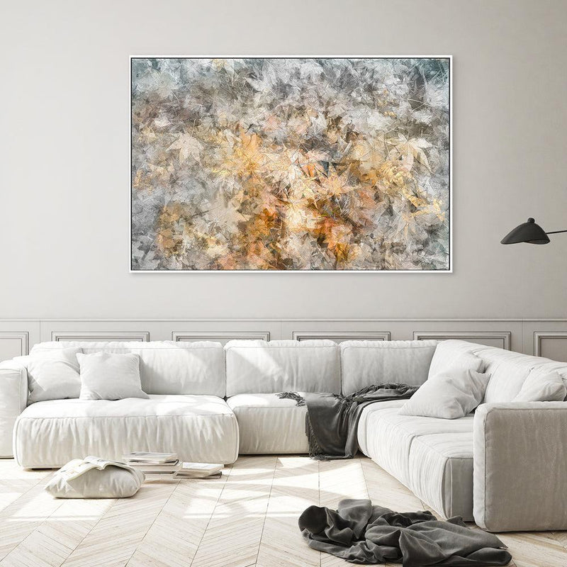 Ice Frost , Hand-painted Canvas