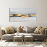 Gold Horizon , Hand-painted Canvas