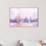 Violet Forest , Hand-painted Canvas