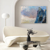 Mountain Peak , Hand-painted Canvas