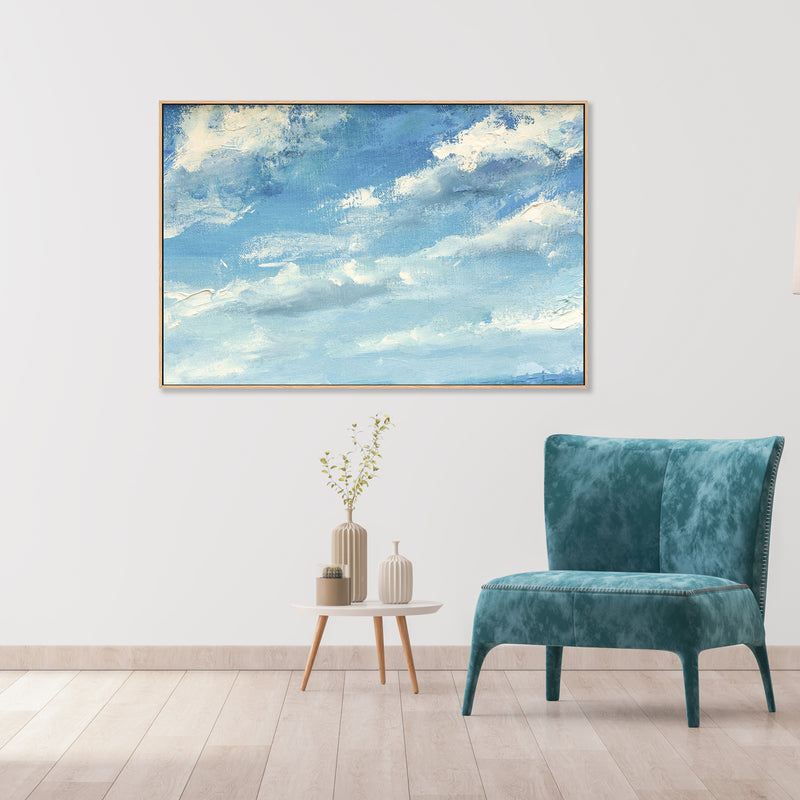 Cloudy Day, Style B, Hand-Painted Canvas