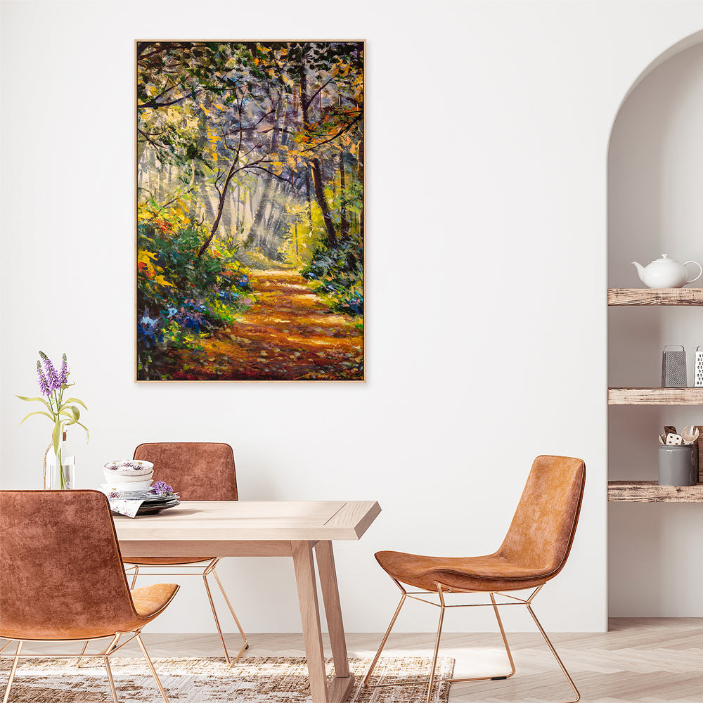 Entrance To The Forest, Hand-Painted Canvas
