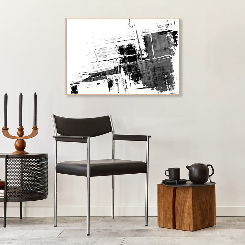 Chiaroscuro, Style A, Hand-Painted Canvas