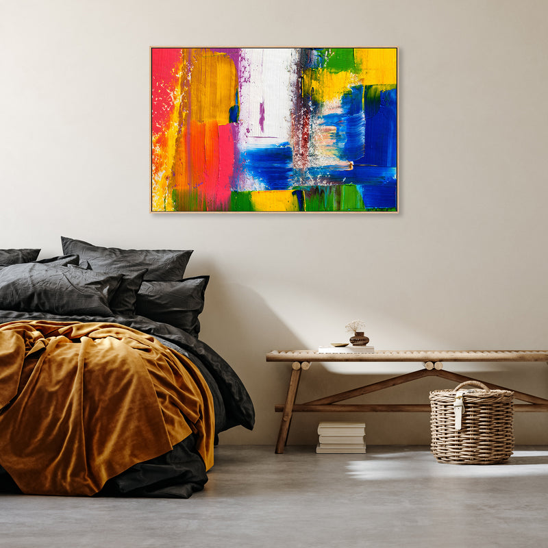 Multicoloured Madness, Style E, Hand-Painted Canvas
