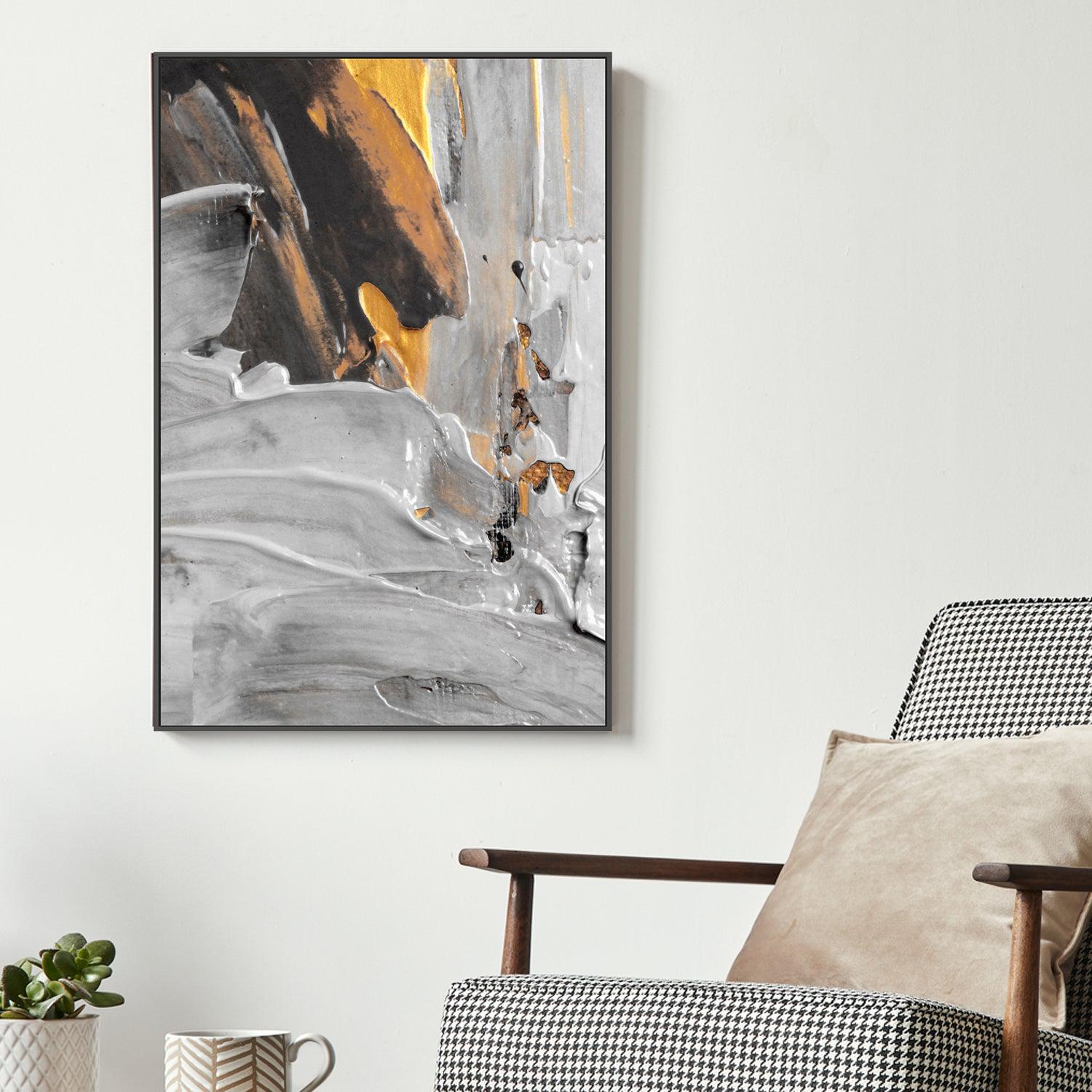 Metalics, Style C , Hand-painted Canvas