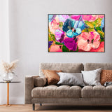A Floral Assortment, Hand-Painted Canvas