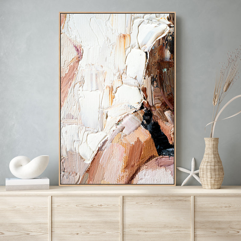 Nude Layers , Hand-painted Canvas