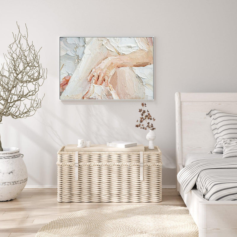Feminine Touch , Hand-painted Canvas