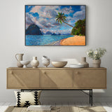 Hawaiian Sky, Style A, Hand-Painted Canvas