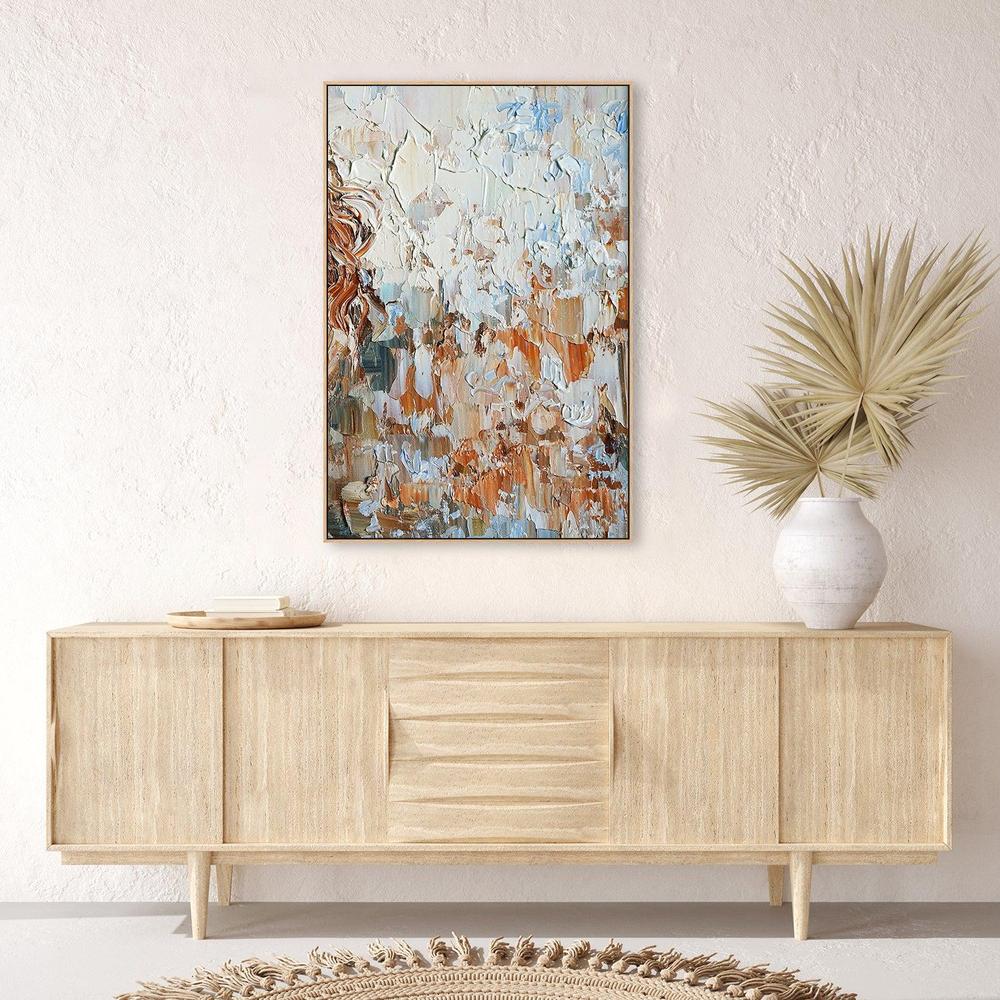 Peachy Days , Hand-painted Canvas