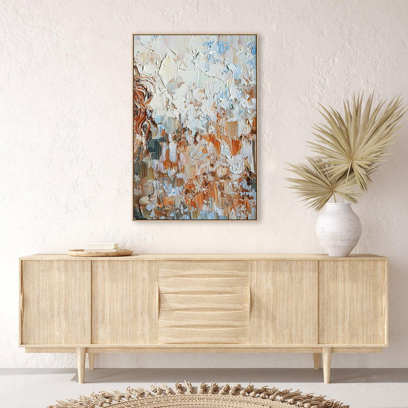 Peachy Days , Hand-painted Canvas