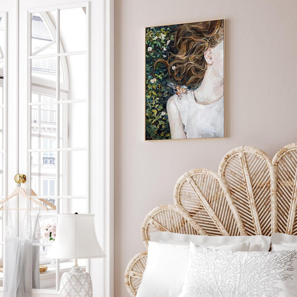Day Dreaming , Hand-painted Canvas