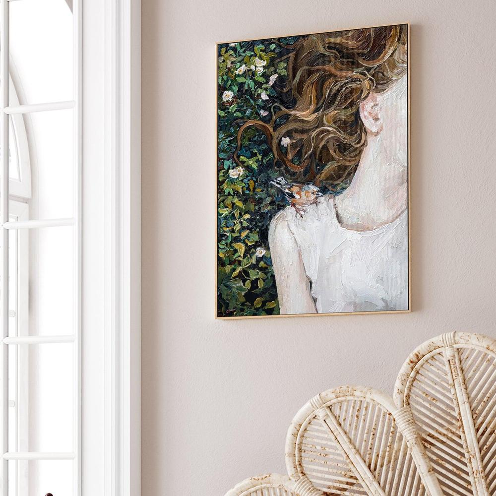 Day Dreaming , Hand-painted Canvas