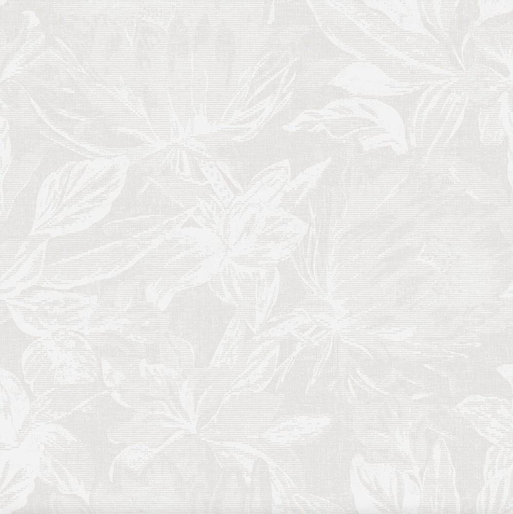 Linen Leaves Wallpaper