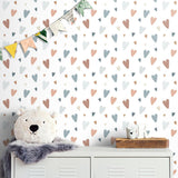 Love Hearts-wallpaper-eco-friendly-easy-removal-GIOIA-WALL-ART