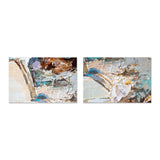 Mixture of Love, Set of 2 , Hand-painted Canvas