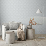 Mint Arched Palms Wallpaper