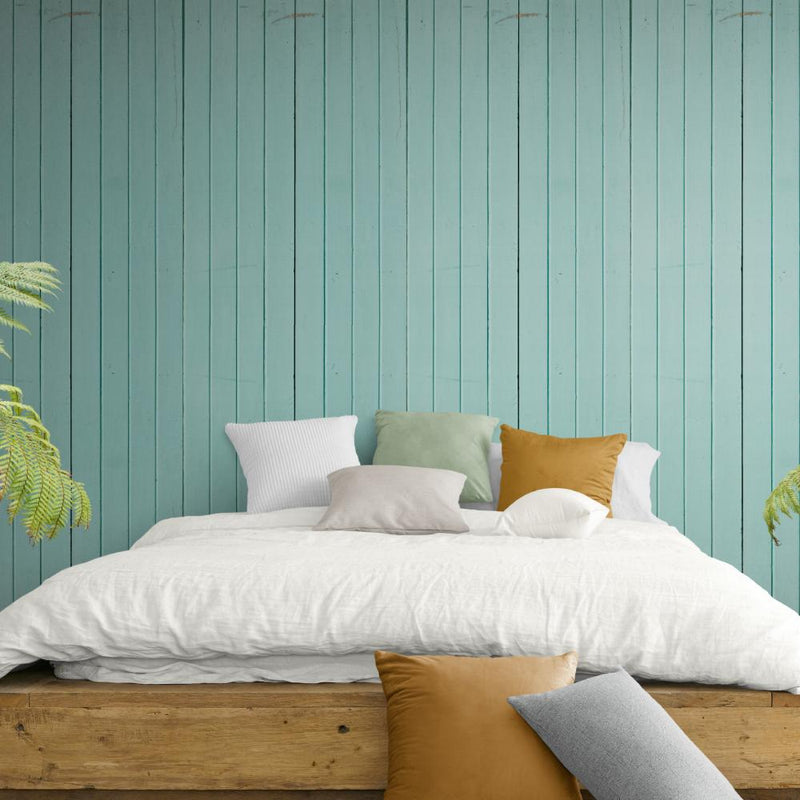 Mint Wood Panel-wallpaper-eco-friendly-easy-removal-GIOIA-WALL-ART