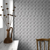 Black and White Dash, Style B-wallpaper-eco-friendly-easy-removal-GIOIA-WALL-ART