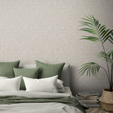 Beige Linen-wallpaper-eco-friendly-easy-removal-GIOIA-WALL-ART