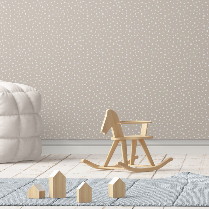 Blush Polka Dots-wallpaper-eco-friendly-easy-removal-GIOIA-WALL-ART