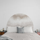 Beige Waves, Bedhead, Wall Decal