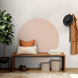 Peach, Full-Moon, Wall Decal-Framed-Canvas-Print-Poster-Gioia Wall Art