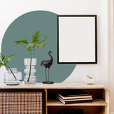 Peacock, Full-Moon, Wall Decal-Framed-Canvas-Print-Poster-Gioia Wall Art