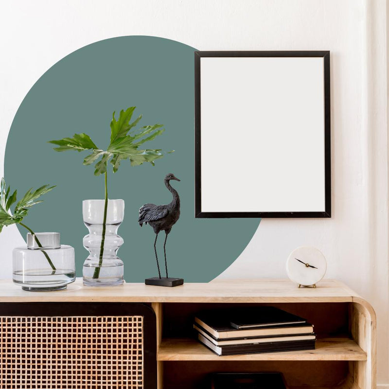 Peacock, Full-Moon, Wall Decal-Framed-Canvas-Print-Poster-Gioia Wall Art