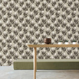 Sage Protea-wallpaper-eco-friendly-easy-removal-GIOIA-WALL-ART