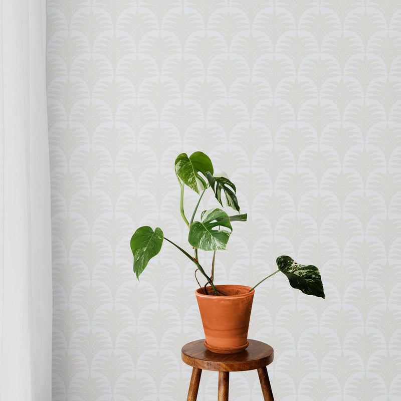 Sand Arched Palms Wallpaper