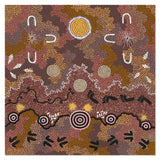 Grandfathers Country, Original Indigenous Hand-Painted Canvas-Gioia-Prints-Framed-Canvas-Poster-GIOIA-WALL-ART