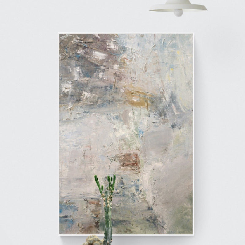Pastel Attraction, Style A, Hand-painted Canvas-Framed-Canvas-Print-Poster-Gioia Wall Art