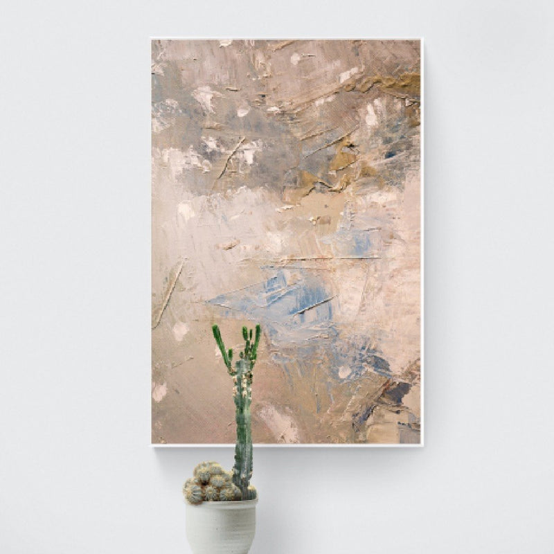 Pastel Attraction, Style B, Hand-painted Canvas-Framed-Canvas-Print-Poster-Gioia Wall Art