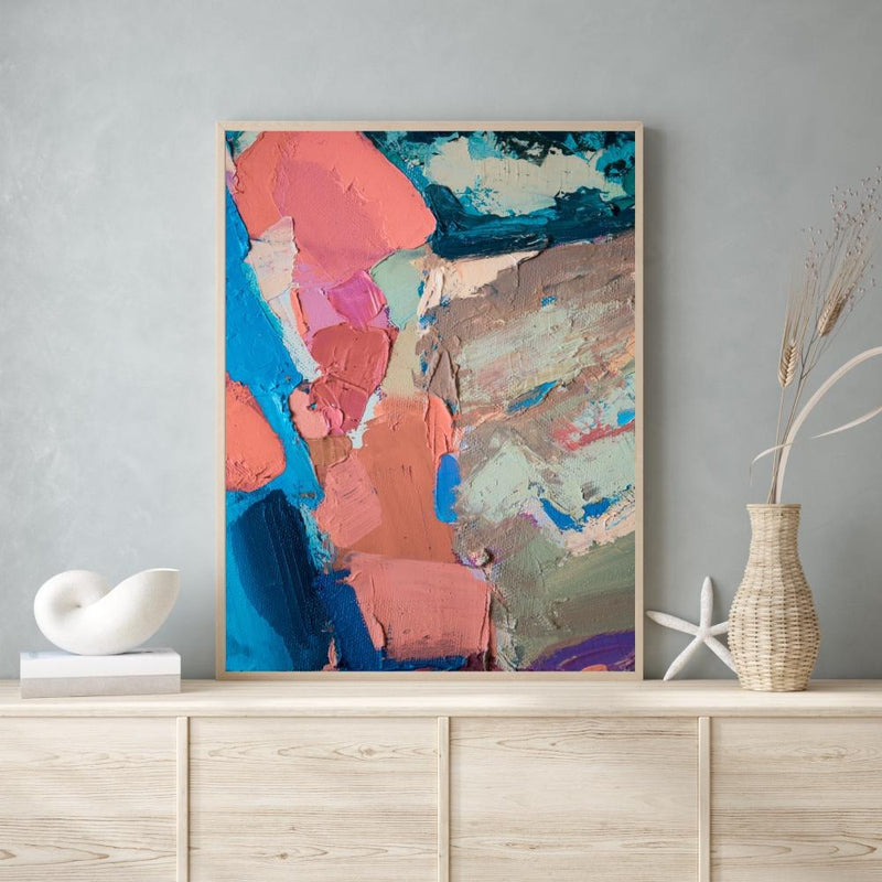 Revival, Hand-painted Canvas-Framed-Canvas-Print-Poster-Gioia Wall Art