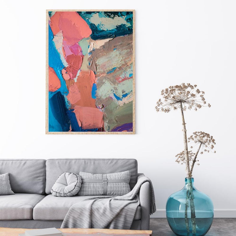 Revival, Hand-painted Canvas-Framed-Canvas-Print-Poster-Gioia Wall Art
