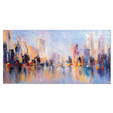 City Impressions, Hand-painted Canvas-Framed-Canvas-Print-Poster-Gioia Wall Art