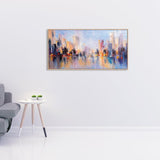 City Impressions, Hand-painted Canvas-Framed-Canvas-Print-Poster-Gioia Wall Art